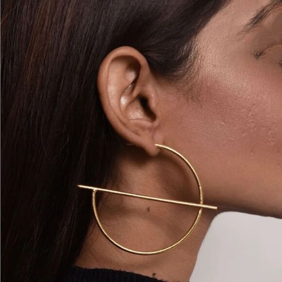 Hoop earrings N771 - Picture 1 of 4